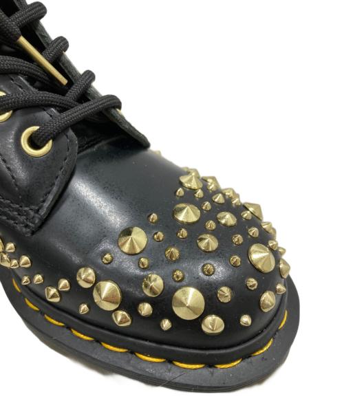 Dr.Martens（ドクターマーチン）Dr.Martens (ドクターマーチン) 1460 SPIKE 8EYE BOOT ブラック サイズ:UK4の古着・服飾アイテム