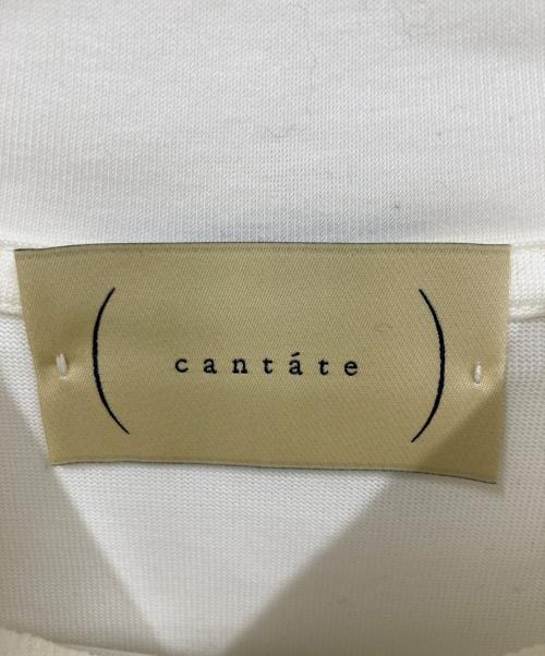 CANTATE（カンタータ）cantate (カンタータ) Mock Neck L/S Shirt ホワイト サイズ:46 未使用品の古着・服飾アイテム