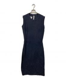 MM6 Maison Margiela（エムエムシックスメゾンマルジェラ）の古着「ノースリーブワンピース」｜ネイビー