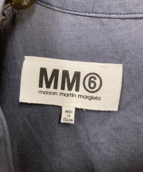 MM6 Maison Margiela（エムエムシックスメゾンマルジェラ）MM6 Maison Margiela (エムエムシックスメゾンマルジェラ) ノースリーブワンピース ネイビー サイズ:40の古着・服飾アイテム