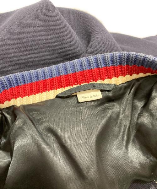 GUCCI（グッチ）GUCCI (グッチ) パンサーアップリケボンバージャケット ネイビー サイズ:46の古着・服飾アイテム