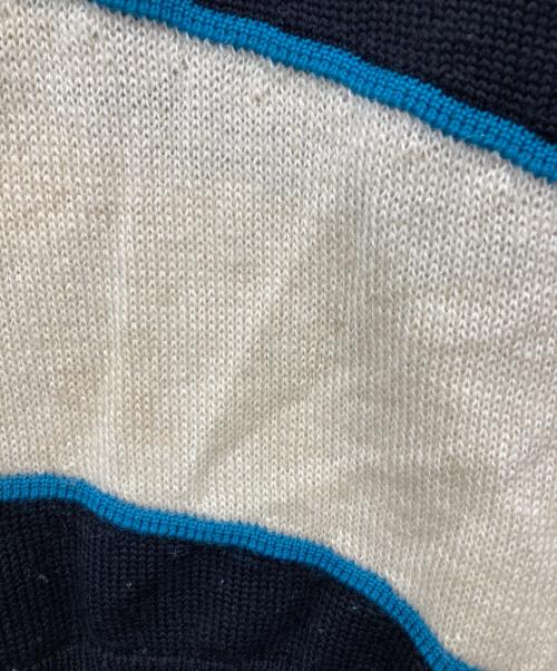 ISSEY MIYAKE（イッセイミヤケ）ISSEY MIYAKE (イッセイミヤケ) ボーダーニット ブラック サイズ:Mの古着・服飾アイテム