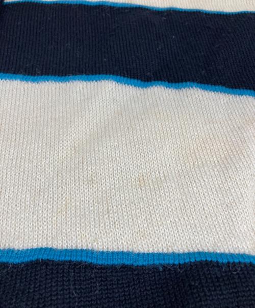 ISSEY MIYAKE（イッセイミヤケ）ISSEY MIYAKE (イッセイミヤケ) ボーダーニット ブラック サイズ:Mの古着・服飾アイテム