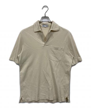 中古・古着通販】LORO PIANA (ロロピアーナ) ポロシャツ ベージュ
