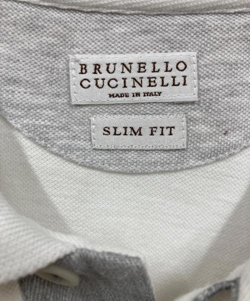 BRUNELLO CUCINELLI（ブルネロクチネリ）BRUNELLO CUCINELLI (ブルネロクチネリ) ポロシャツ ホワイト サイズ:XSの古着・服飾アイテム