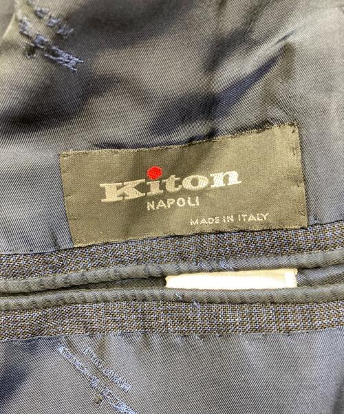 kiton（キートン）Kiton (キートン) テーラードジャケット ネイビー サイズ:表記無しの古着・服飾アイテム