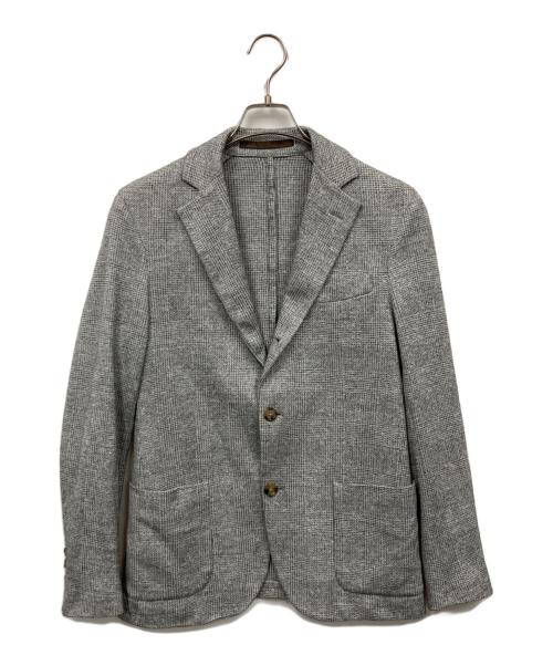 eleventy（イレブンティ）eleventy (イレブンティ) テーラードジャケット グレー サイズ:46の古着・服飾アイテム