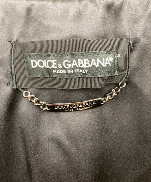DOLCE & GABBANA（ドルチェ＆ガッバーナ）DOLCE & GABBANA (ドルチェ＆ガッバーナ) ボンバージャケット ブラック サイズ:44の古着・服飾アイテム