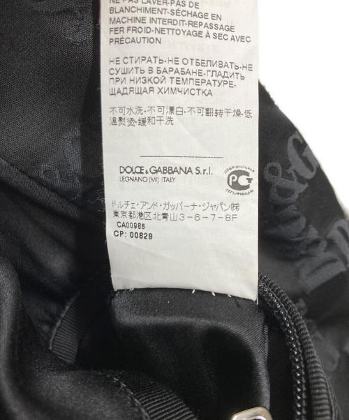 DOLCE & GABBANA（ドルチェ＆ガッバーナ）DOLCE & GABBANA (ドルチェ＆ガッバーナ) ボンバージャケット ブラック サイズ:44の古着・服飾アイテム
