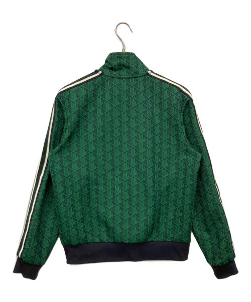 LACOSTE（ラコステ）LACOSTE (ラコステ) モノグラムジャガードトラックジャケット グリーン サイズ:Mの古着・服飾アイテム