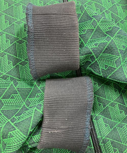 LACOSTE（ラコステ）LACOSTE (ラコステ) モノグラムジャガードトラックジャケット グリーン サイズ:Mの古着・服飾アイテム