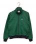 LACOSTE（ラコステ）の古着「モノグラムジャガードトラックジャケット」｜グリーン