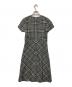 BURBERRY LONDON (バーバリーロンドン) 半袖ワンピース グレー サイズ:36：10000円
