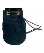 CELINEセリーヌ）の古着「巾着ショルダーバッグ」｜ネイビー