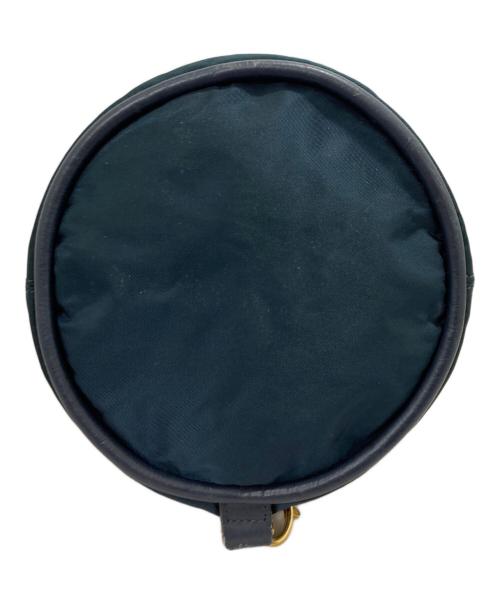 CELINE（セリーヌ）CELINE (セリーヌ) 巾着ショルダーバッグ ネイビーの古着・服飾アイテム