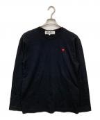PLAY COMME des GARCONSプレイコムデギャルソン）の古着「長袖Tシャツ」｜ブラック