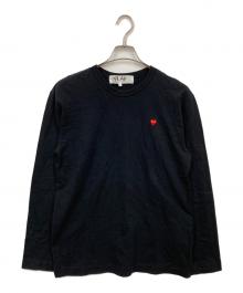 PLAY COMME des GARCONS（プレイコムデギャルソン）の古着「長袖Tシャツ」｜ブラック