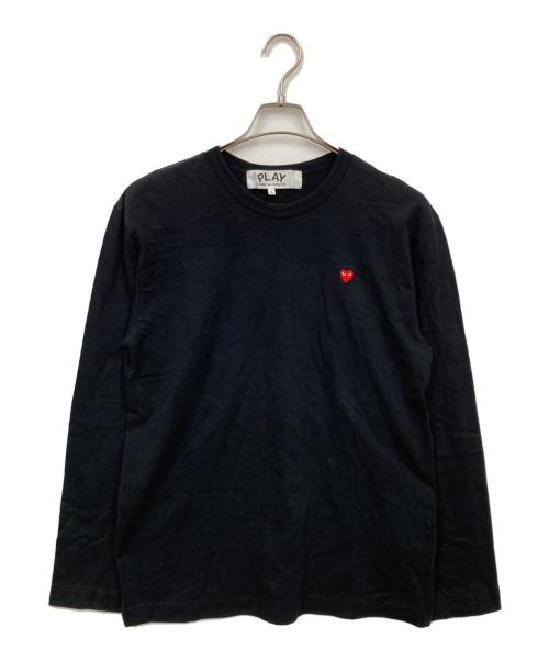 PLAY COMME des GARCONS（プレイコムデギャルソン）PLAY COMME des GARCONS (プレイコムデギャルソン) 長袖Tシャツ ブラック サイズ:Lの古着・服飾アイテム