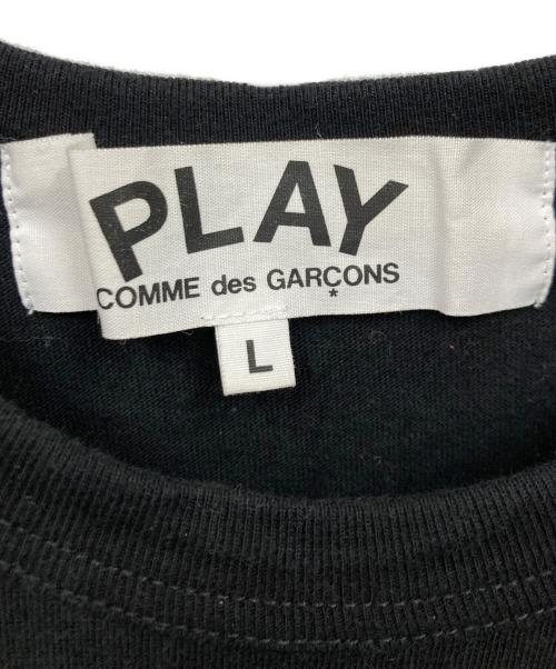 PLAY COMME des GARCONS（プレイコムデギャルソン）PLAY COMME des GARCONS (プレイコムデギャルソン) 長袖Tシャツ ブラック サイズ:Lの古着・服飾アイテム
