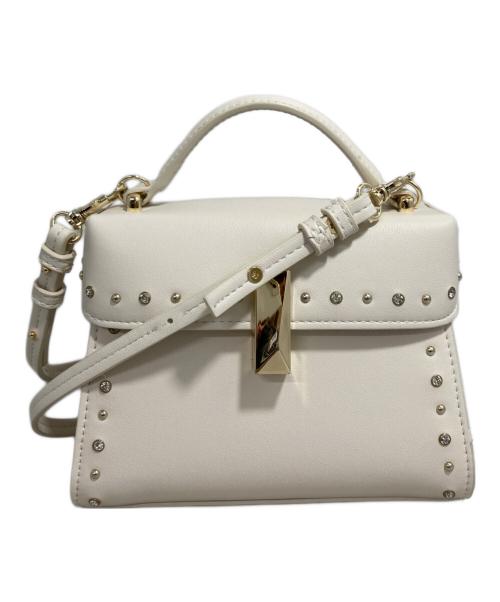 CELFORD（セルフォード）CELFORD (セルフォード) ビジュースタッズポシェット ピンクの古着・服飾アイテム