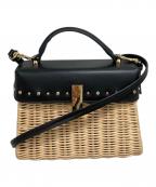 CELFORDセルフォード）の古着「ビジューXスタッズシーズナルバッグ」｜ベージュ