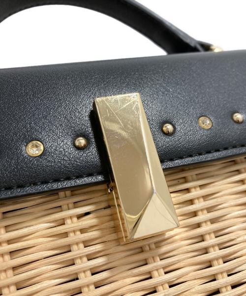 CELFORD（セルフォード）CELFORD (セルフォード) ビジューXスタッズシーズナルバッグ ベージュの古着・服飾アイテム