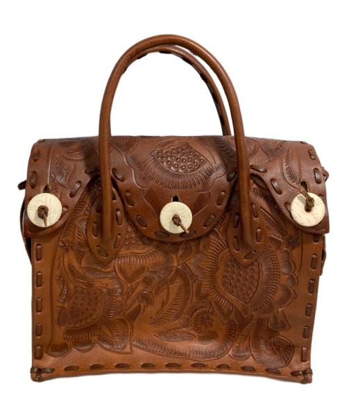 Carving Tribes（カービングトライブス）CARVING TRIBES (カービングトライブス) バッグ ブラウンの古着・服飾アイテム