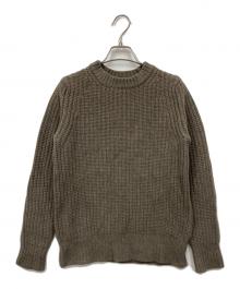 SLOANE（スローン）の古着「ラムウールクルーネックニット」｜ベージュ