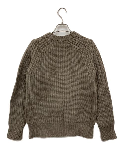 SLOANE（スローン）SLOANE (スローン) ラムウールクルーネックニット ベージュ サイズ:3の古着・服飾アイテム