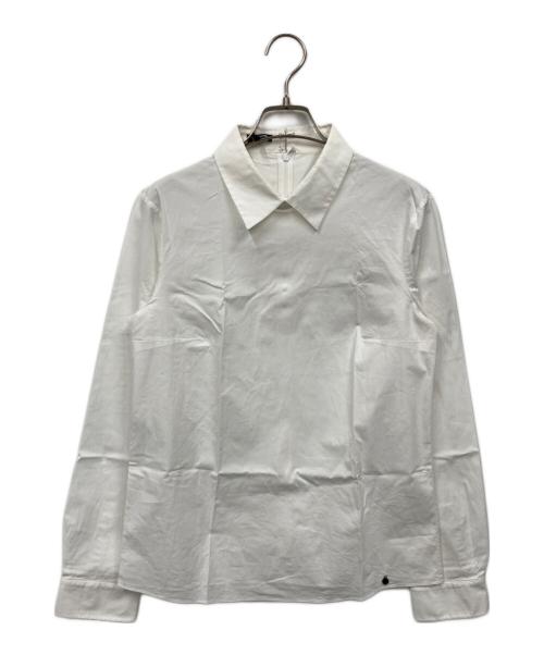 JIL SANDER NAVY（ジルサンダー ネイビー）JIL SANDER NAVY (ジルサンダー ネイビー) ブラウス ホワイト サイズ:38の古着・服飾アイテム