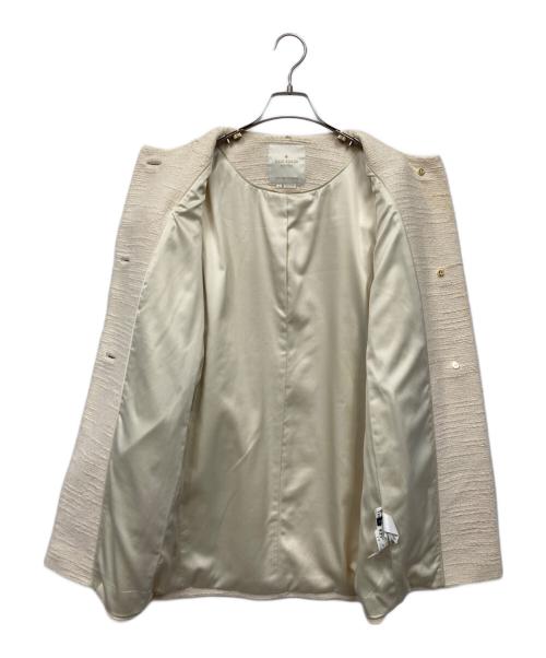 Kate Spade（ケイトスペード）Kate Spade (ケイトスペード) ツイードコート ベージュの古着・服飾アイテム