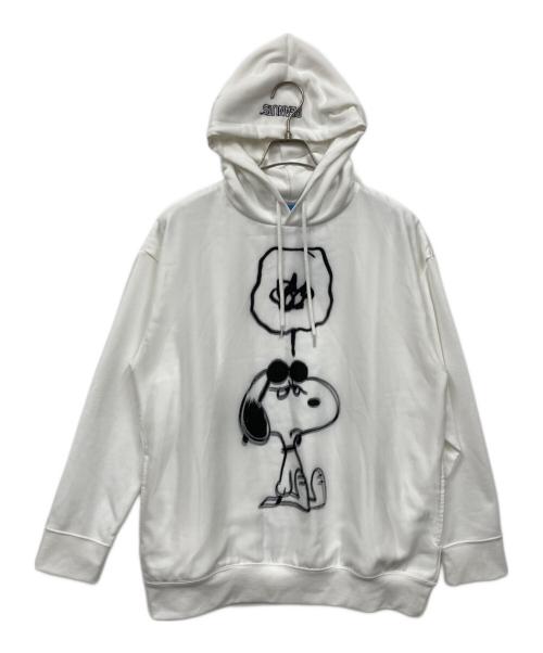 TRIPPY MIKIO ART（トリッピーミキオアート）TRIPPY MIKIO ART (トリッピーミキオアート) パーカー ホワイト サイズ:M 未使用品の古着・服飾アイテム