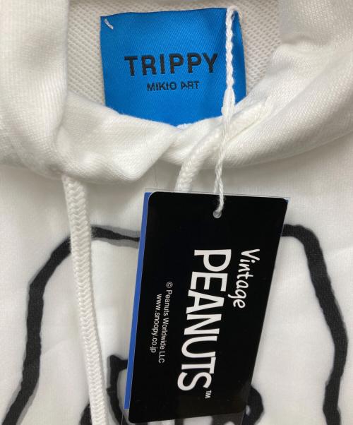 TRIPPY MIKIO ART（トリッピーミキオアート）TRIPPY MIKIO ART (トリッピーミキオアート) パーカー ホワイト サイズ:M 未使用品の古着・服飾アイテム