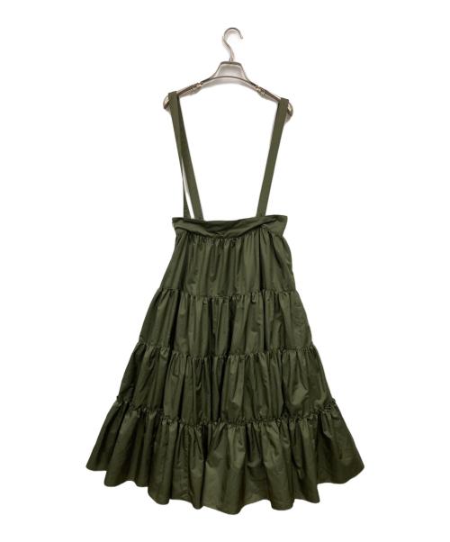 cygne（シーニュ）cygne (シーニュ) キャミソールワンピース カーキ サイズ:表記無しの古着・服飾アイテム