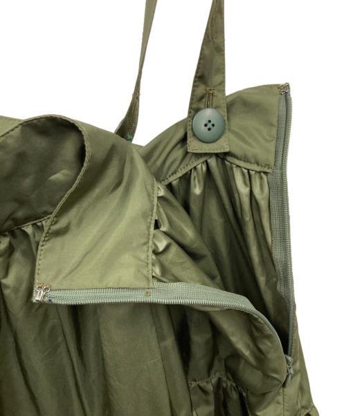 cygne（シーニュ）cygne (シーニュ) キャミソールワンピース カーキ サイズ:表記無しの古着・服飾アイテム