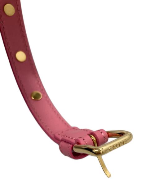 CELINE（セリーヌ）CELINE (セリーヌ) Multi Leather Bracelet ピンクの古着・服飾アイテム