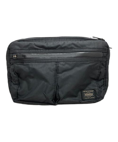 PORTER（ポーター）PORTER (ポーター) Passenger Message (パッセンジャーメッセージ) TRIBE ショルダーバッグ ブラックの古着・服飾アイテム