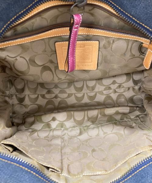 COACH（コーチ）COACH (コーチ) デニムトートバッグ インディゴの古着・服飾アイテム