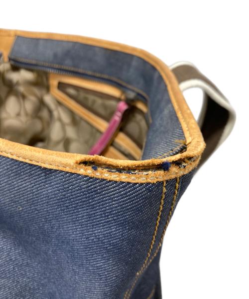COACH（コーチ）COACH (コーチ) デニムトートバッグ インディゴの古着・服飾アイテム