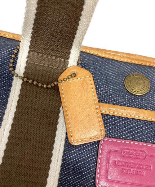 COACH（コーチ）COACH (コーチ) デニムトートバッグ インディゴの古着・服飾アイテム