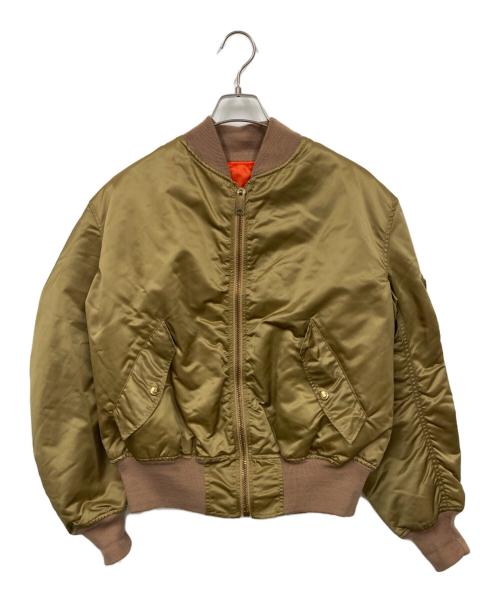 BRANDED GARMENTS（ブランデッドガーメンツ）BRANDED GARMENTS (ブランデッドガーメンツ) MA-1ジャケット ベージュ サイズ:LARGEの古着・服飾アイテム