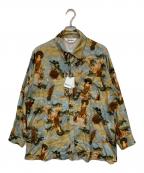 &ellecyアンドエルシー）の古着「極楽シャツ」｜スカイブルー