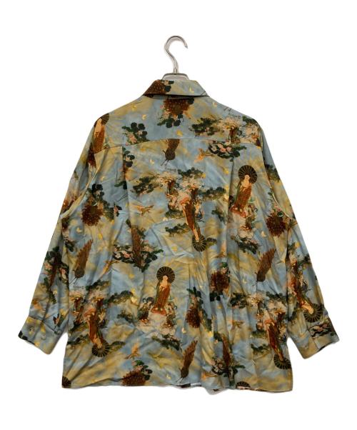 &ellecy（アンドエルシー）&ellecy (アンドエルシー) 極楽シャツ スカイブルー サイズ:M 未使用品の古着・服飾アイテム