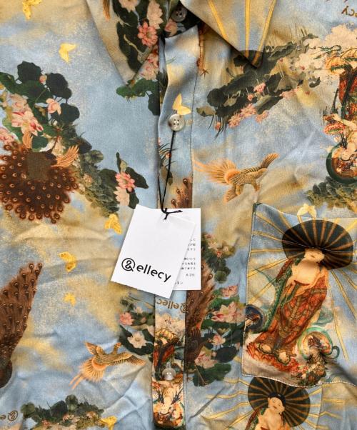 &ellecy（アンドエルシー）&ellecy (アンドエルシー) 極楽シャツ スカイブルー サイズ:M 未使用品の古着・服飾アイテム
