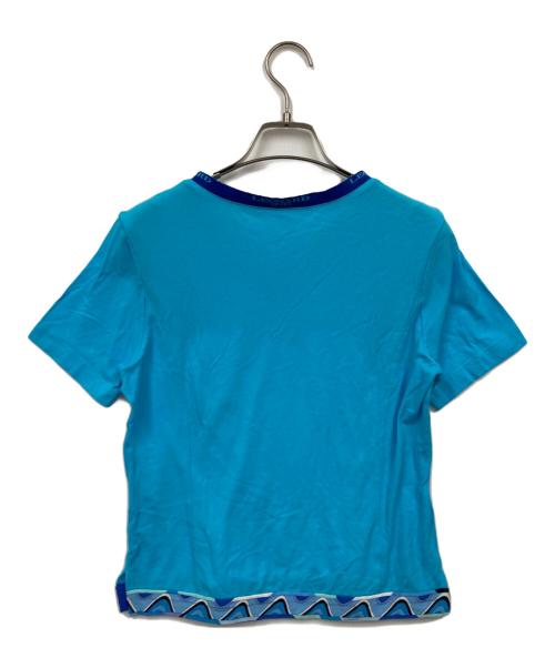 LEONARD SPORT（レオナール スポーツ）LEONARD SPORT (レオナール スポーツ) Tシャツ スカイブルー サイズ:38の古着・服飾アイテム