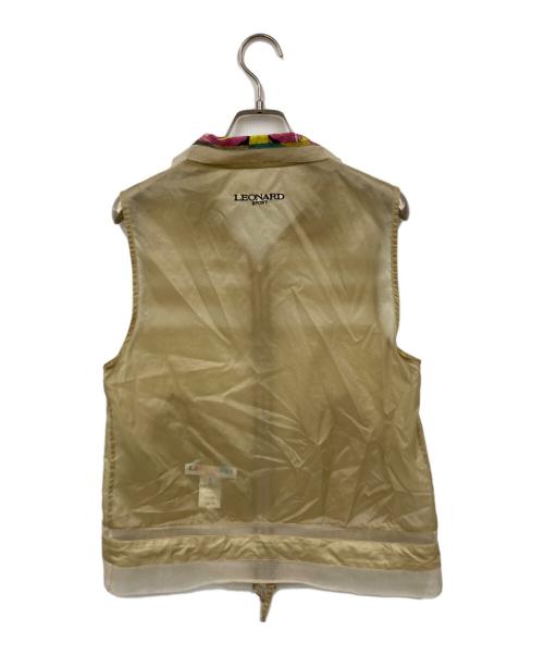 LEONARD SPORT（レオナール スポーツ）LEONARD SPORT (レオナール スポーツ) ベスト ベージュ サイズ:38の古着・服飾アイテム