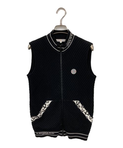 LEONARD SPORT（レオナール スポーツ）LEONARD SPORT (レオナール スポーツ) ベスト ブラック サイズ:38の古着・服飾アイテム