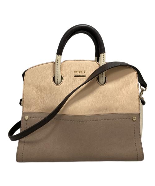FURLA（フルラ）FURLA (フルラ) 2WAYバッグ ベージュの古着・服飾アイテム
