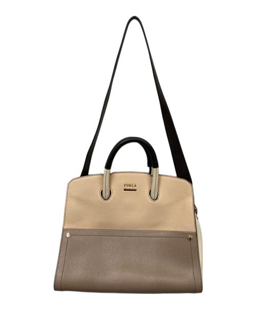 FURLA（フルラ）FURLA (フルラ) 2WAYバッグ ベージュの古着・服飾アイテム