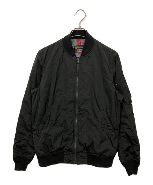 ALPHA（アルファ）ALPHA (アルファ) ブルゾン ブラック サイズ:XLの古着・服飾アイテム
